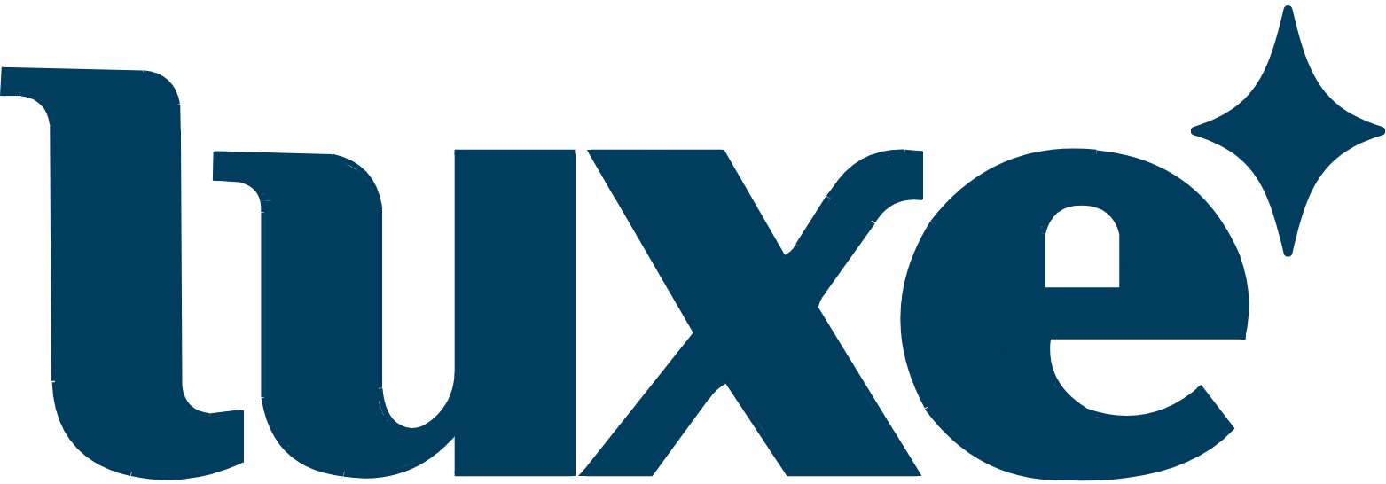 Luxe Logo Transparent Background Indigo Dye